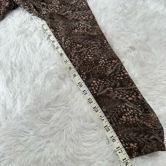 Ann Taylor Loft Size Small Sheer Floral Blouse Top Shirt - Picture 7 of 7